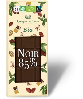 tablette chocolat noir 85% Bio