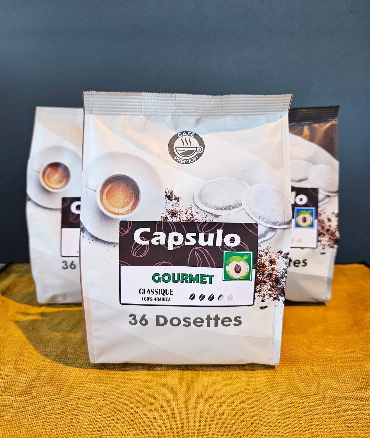 Dosettes crème brulée compatibles Senseo® - SAS LJDV CAFE