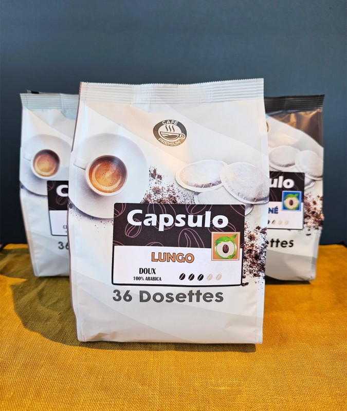 Café Dosettes compatibles Senseo - Lungo - La Torréfaction Maison Bres